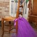 Handcrafted chair tutus add personality to your table, perfect for wedding table, bridal party, baby shower or other special occasion.