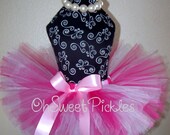 PINK PASSION - Includes Tutu Skirt With Satin Bow - Sizes 0, 3, 6, 9, 12, 18, 24 months, 2t, 3t, 4t, 5t
