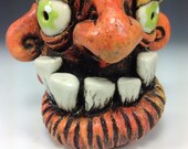 Monster alien face shot glass