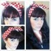 Red with White polka Dots & White Reversible Headwrap Bandana Hair Bow Tie 1940s 1950s Vintage - Rockabilly - Pin Up - For Women, Teens
