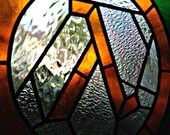 Half Life Lambda Logo Stained Glass Panel - Limited Edition Print Poster 12" x16"