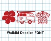 Waikiki Doodles Font