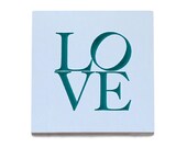 Love, wall hanging, carved wood sign, home decor.