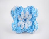 Blue Brooch, Cobalt Blue Jewelry, Lace Jewelry, Lace Flower, Blue Pin, Lace Brooch, Fabric Jewelry, Fabric Flower Brooch, Bright Jewelry