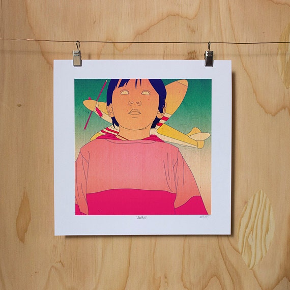 Adora - Digital Illustration Art Print