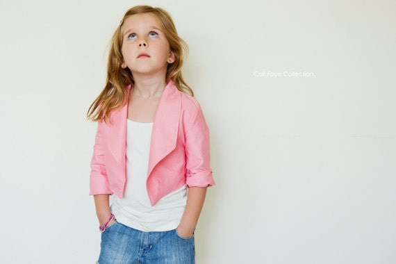 Haute Hippie Crop PDF pattern and tutorial - sizes 2t-10 - childrens sewing pattern - Instant download
