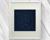 Constellations Map Print