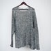 Knitted sweater from natural linen unisex