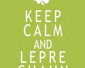 20% Off SALE Keep Calm and Leprechaun Digital Print in 5x7, 8x10, and 11x13 (562) Il_170x135