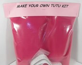 Hot Pink - MAKE YOUR OWN Tutu Skirt Kit - Craft - Do it Yourself - Various Sizes