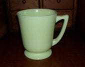 Seville Yellow - Four Cup Measure Pitcher - McKee Glass