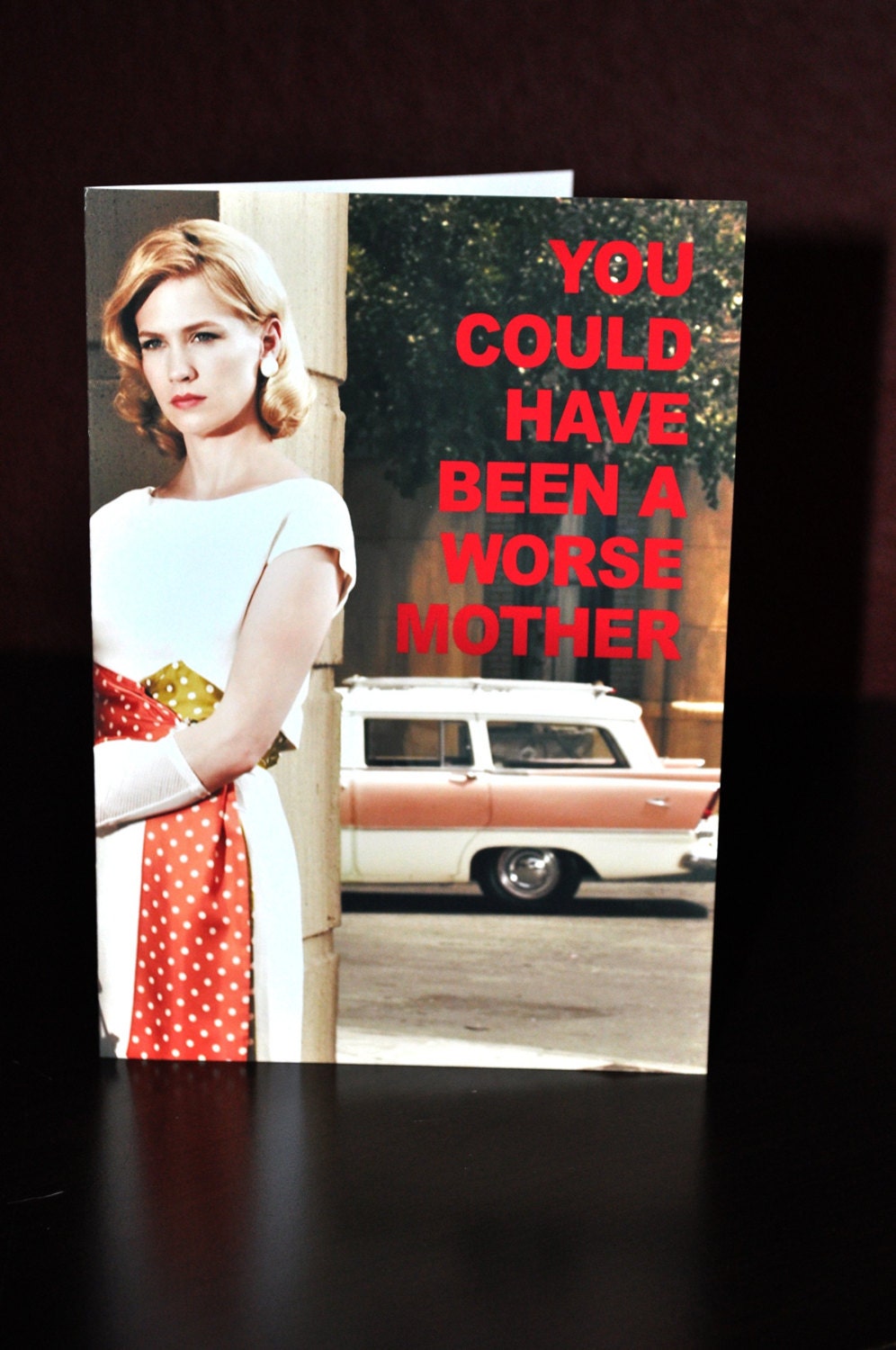 Mad Men inspired Mother's Day card FREE PERSONALIZATION