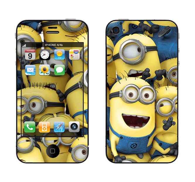 Minion Group Apple iPhone 4/4S Vinyl Skin