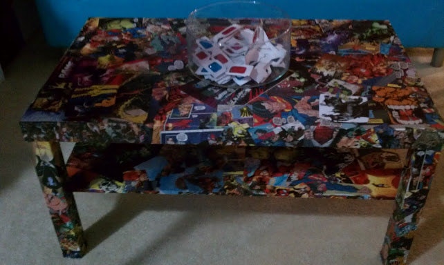 Custom Comic Coffee Table