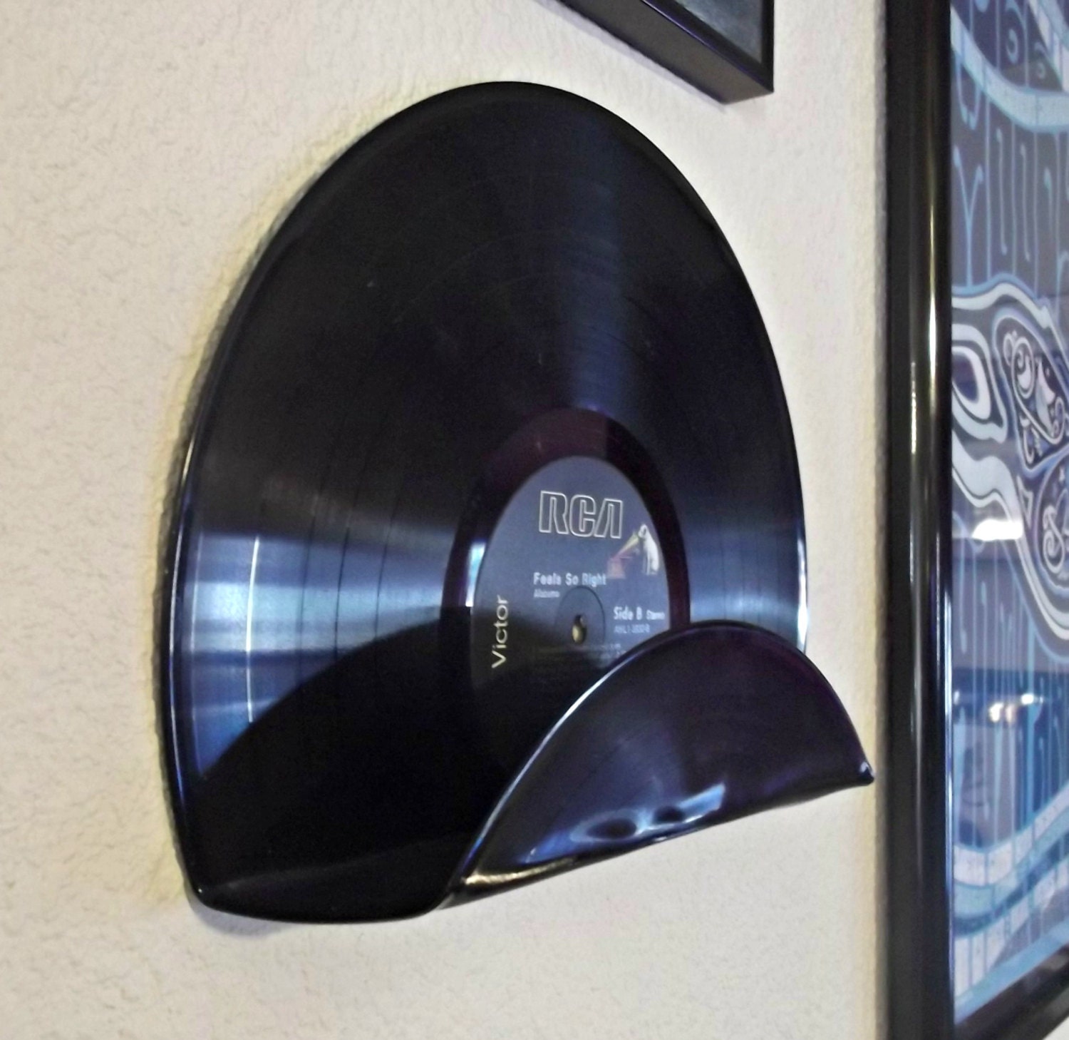 Steve Miller Band Recall The Beginnings Vinyl Record Album Wall pocket Display letter / mail sorting recycled office organizer system