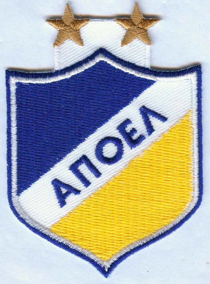 APOEL FC Athletic Greeks of Nicosia Cyprus Soccer Football Embroidery Embroidered Badge Patch