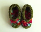 Toddler Booties / Slippers, Toddler Boys, Toddler Girls, Crochet, Children