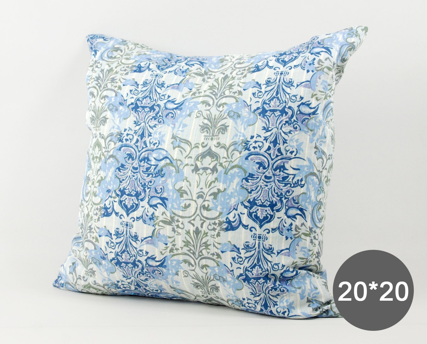 Cotton Fabric Housewares Damask Throw Pillows Pillow Cover Cushion Cover Cushion Case 20x20 Zipper Closure customized 1387-03