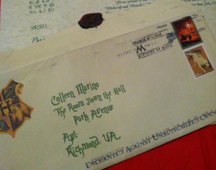 Hogwarts Acceptance Letter