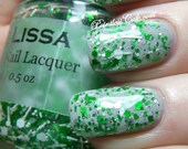 Paddy's Pub - St. Patrick's Day Custom Glitter Nail Polish / Lacquer Full Size 15 ml / 0.5 oz Bottle