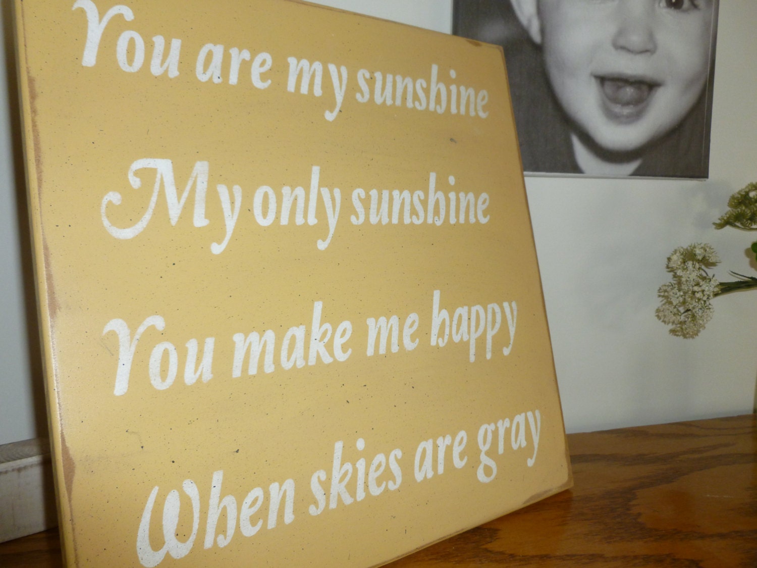 You Are My Sunshine sign Rustic Sign Vintage Sign Wall Art Home Decor