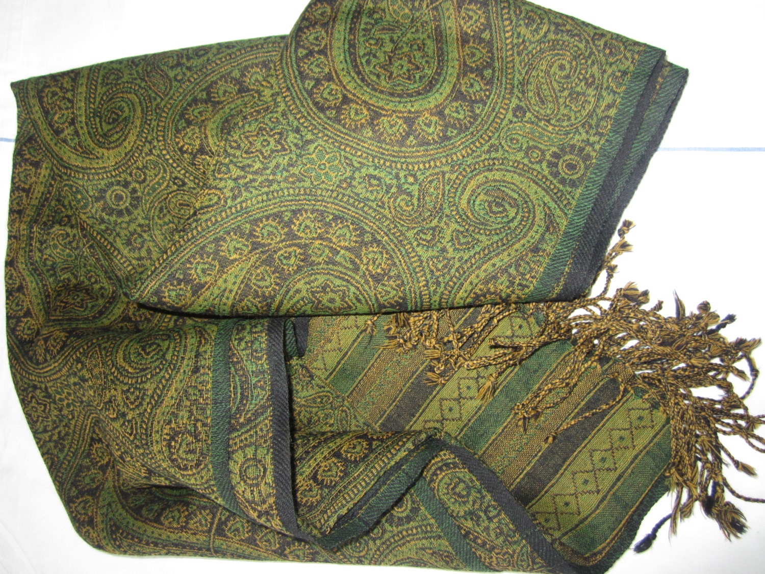 Boho shawl -Hippie -colourful - handmade shawl -Woollen shawl