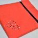 IPad 2. 3.4.Galaxy Tablet. Sleeve Linen Red Heart Design