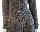 Coat, jacket,tunic, blouse, chemise, vest, women, clothing handmade, grey