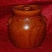 Scarce Roycroft Vintage Bean Pot  Crock with Lid Glazed Primitve Kitchen
