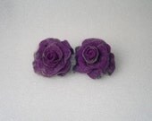 Handmade felted brooch / amazing flower / lovely rose / gift for women / eco friendly /purple light grey /