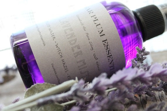 All Natural Lavender Body Spray - 4 ounces - Essential Oils