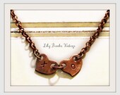 Anniversary Gift Hand Stamped Tiny Heart xoxo Necklace - Love, Gifts for Wives, Gifts for Women