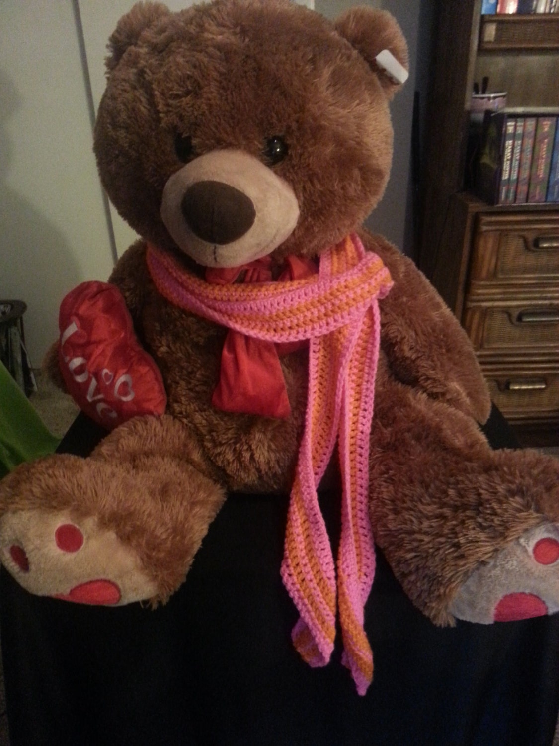 Funky Pink & Orange Scarf