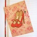 RED SHOES - Set of 5 Art Postcards by Selda