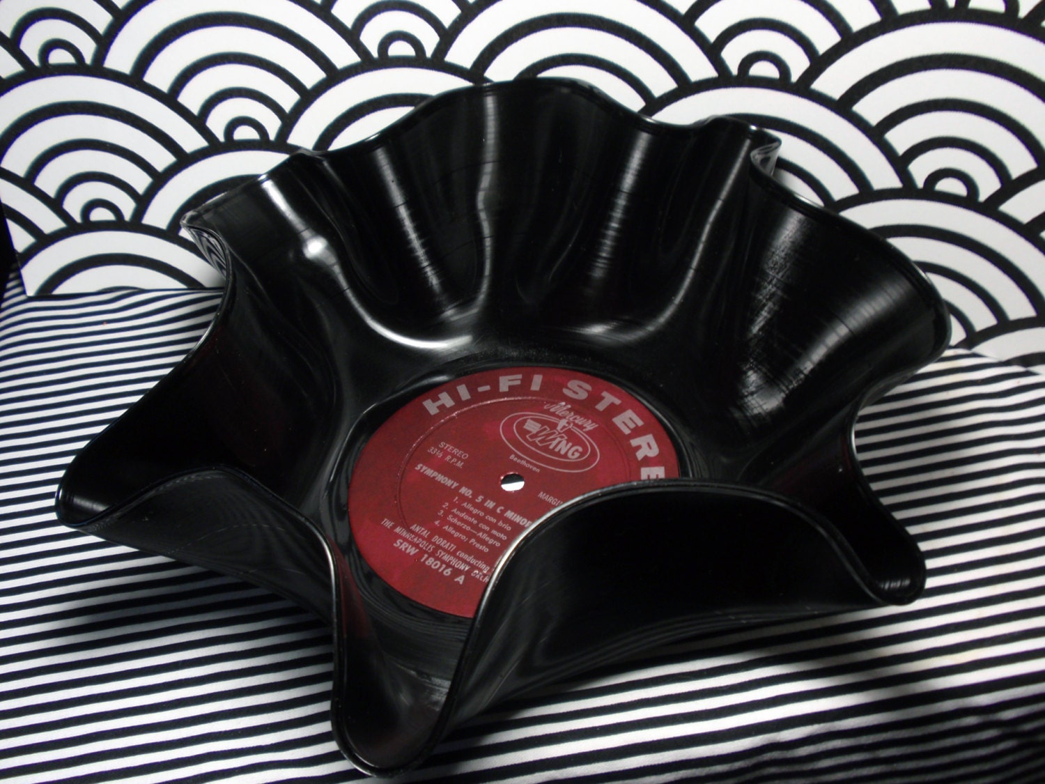 Recycled Record Bowl: Beethoven