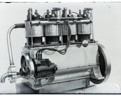 Wright brothers airplane engine