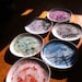 Watercolor (only it's not it's Sharpie) Nature Plates Set of six