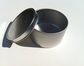16 oz Metal Tin Cans, Rolled Edges with Slip Cover 4 for 10