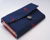 Anchor and Polka Dot  All purpose wallet for Cash Envelope Budgeting System