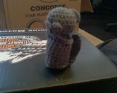 Dr Who Crying Angel Statue crocheted