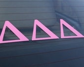Delta Delta Delta Bumper Sticker / Window Decal