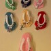 set of flip flop magnets needlepoint plastic canvas