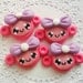 Pink Monkey Girl Hairbow Center Animal Polymer Clay Bow Centers for Bow Making DIY Deco Den Flat Back Cabochon