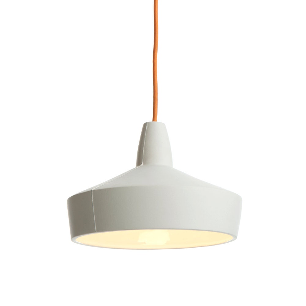 Full Spun Ceramic Pendant Light Shade