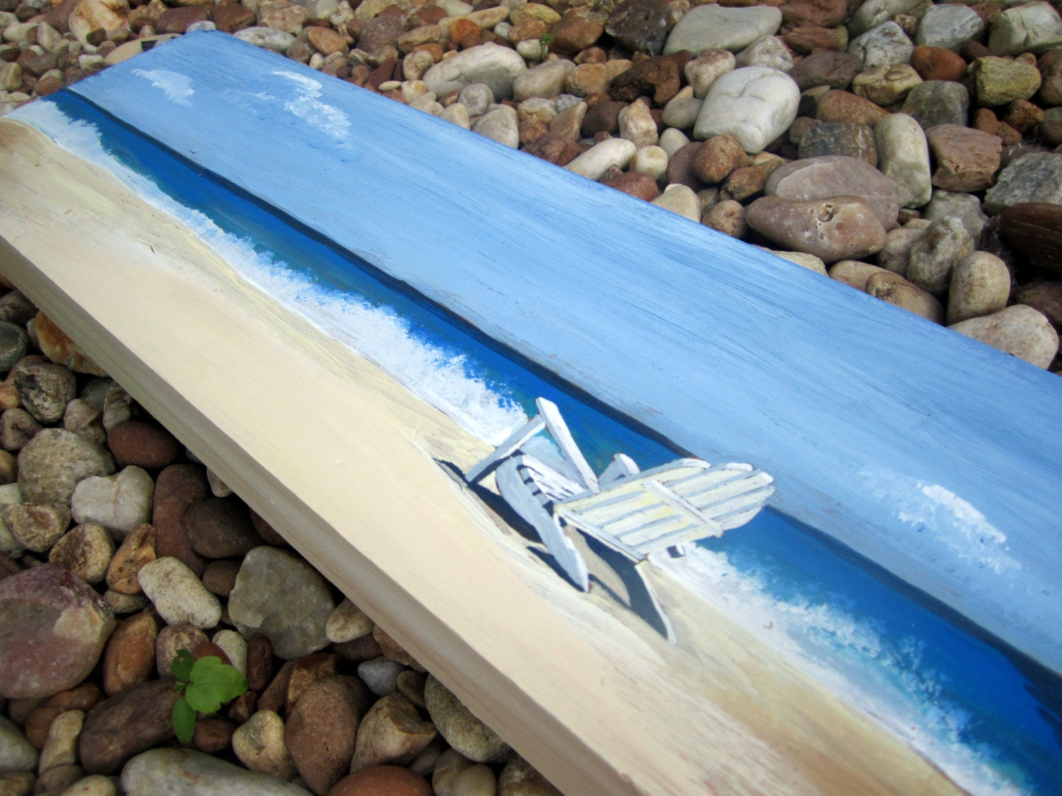 Beach Painting For Home, Beach House Decor, Original Painting, Hand Painted Wall Art, Home Decor