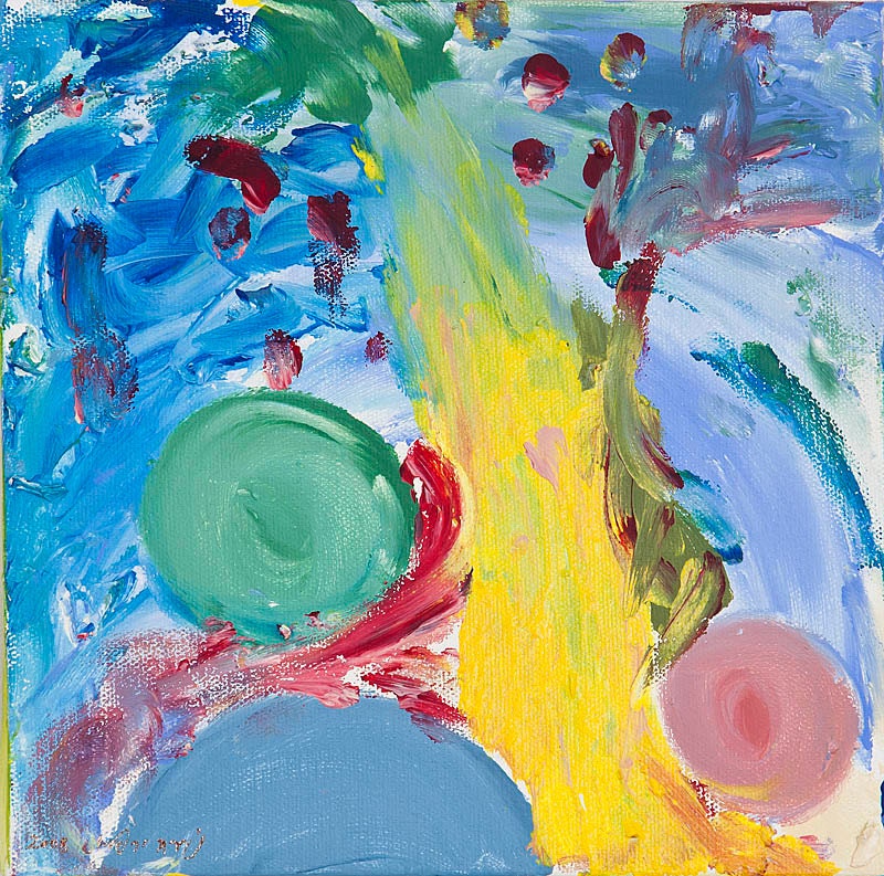Contemporary  wallART, Abstract Painting, Acrylic on Canvas, by artist, buyart "PARADISE"