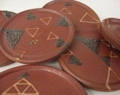 Triangle Rust Coaster - Set of 6