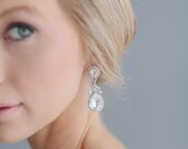 Embellished Tear Drop Earrings