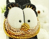 ON SALE 3D Luxury Bling Bling Rhinestone Crystals Swarovski Cat iPhone case For iPhone 4 4S Screen Protect