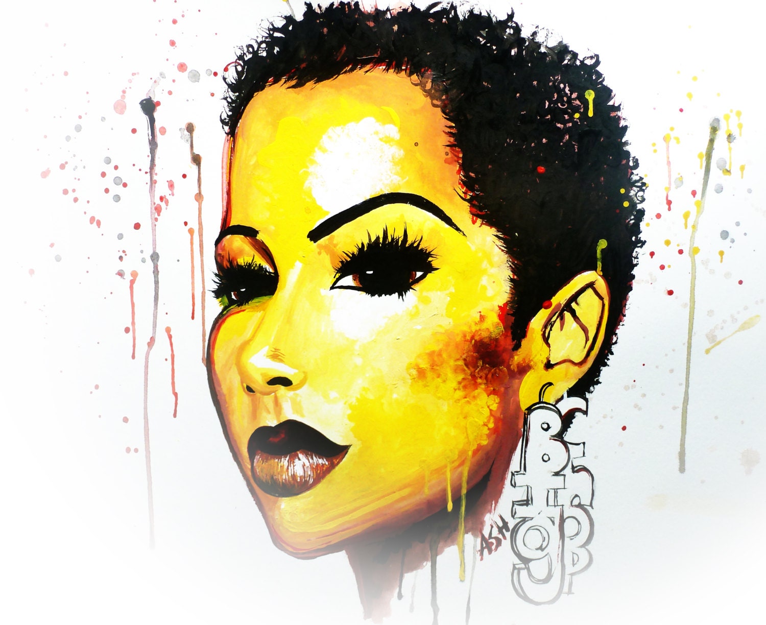 Beauty Shop Edges 8.5x11 Print